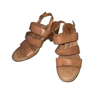 Born Leather Strap Sandals